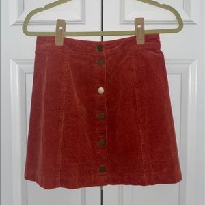 Corduroy Skirt